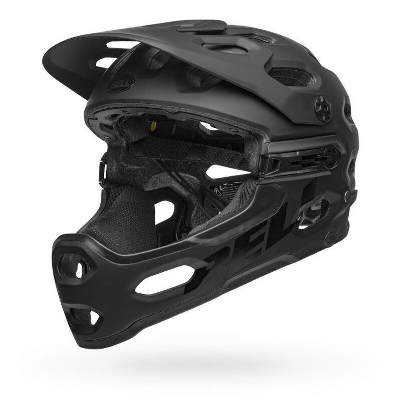 Size Small Bell Super 2 Mountain Bike Helmet Black Red
